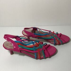 IMPO Stretch Faux Leather Memory Foam Heel